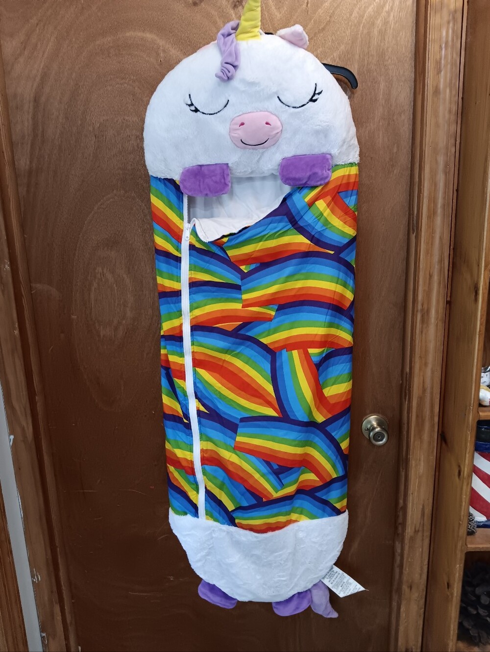 Happy Nappers  Kids Unicorn Rainbow Pillow Sleeping  Sack - Multicolor